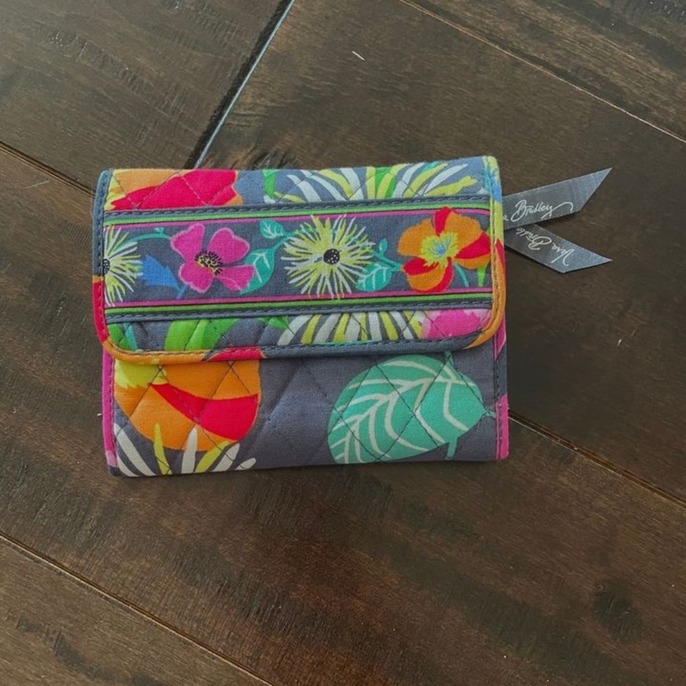 Vera Bradley "Jazzy Blooms" 2013 Collection Small Wallet